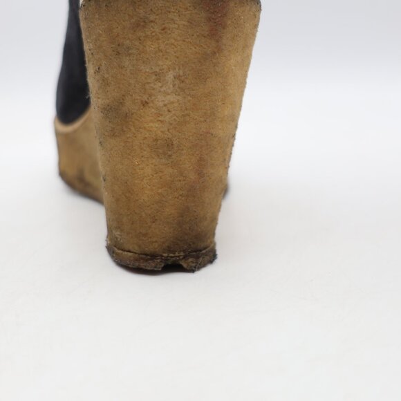 Stella McCartney Knee Wedge Boots Womens EU Size 39 Pull On Shoes - Picture 10 of 16